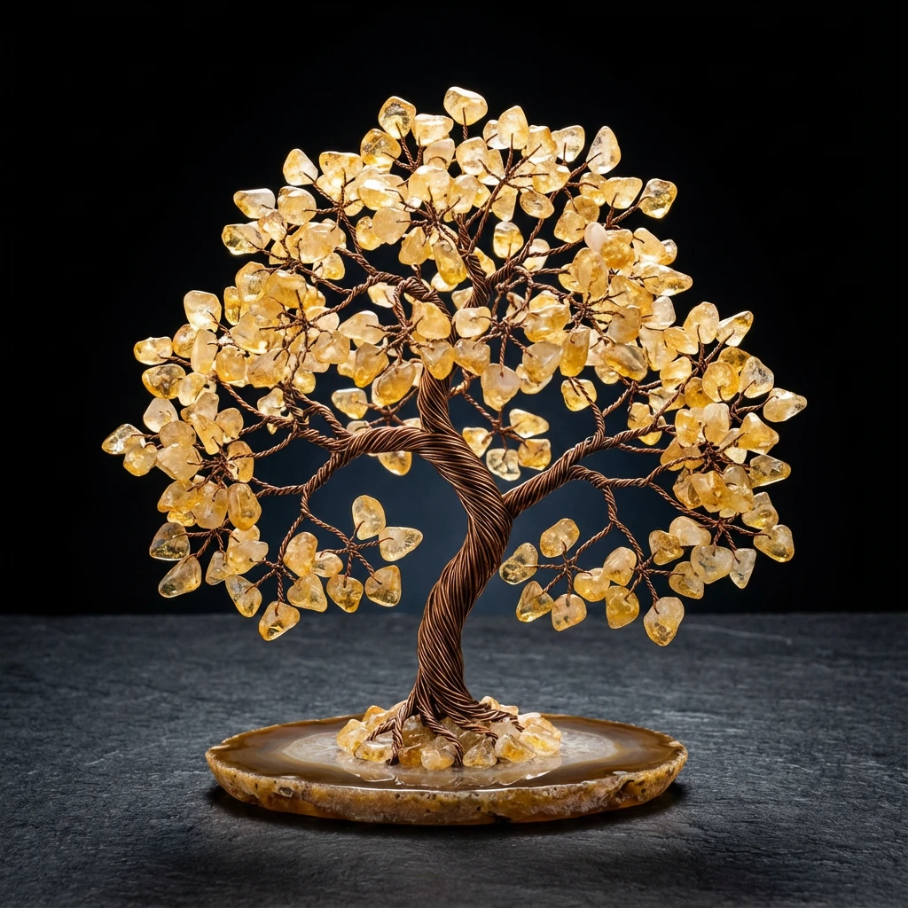 Golden Citrine Money Tree
