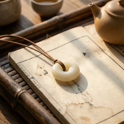 平安扣-2 Jade Donut Pendant