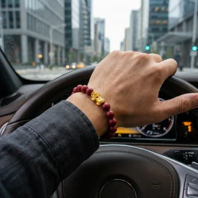 Real Cinnabar Bracelet