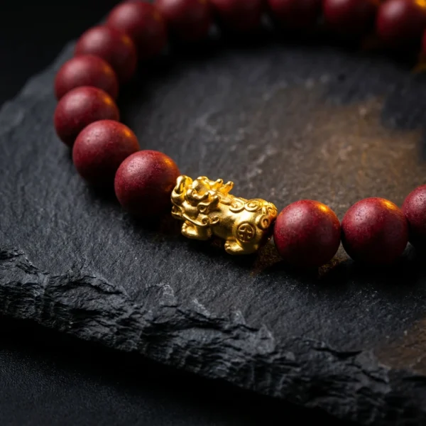 Real Cinnabar Bracelet