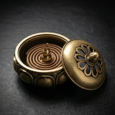 Brass Lotus Censer