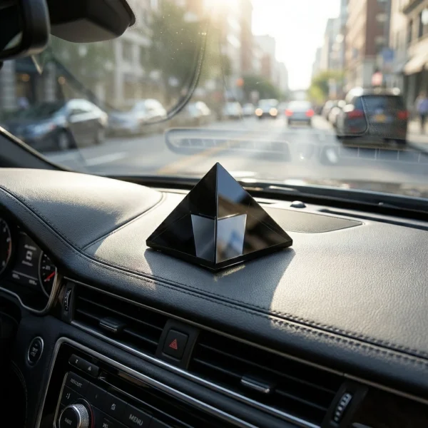 Black Obsidian Pyramid