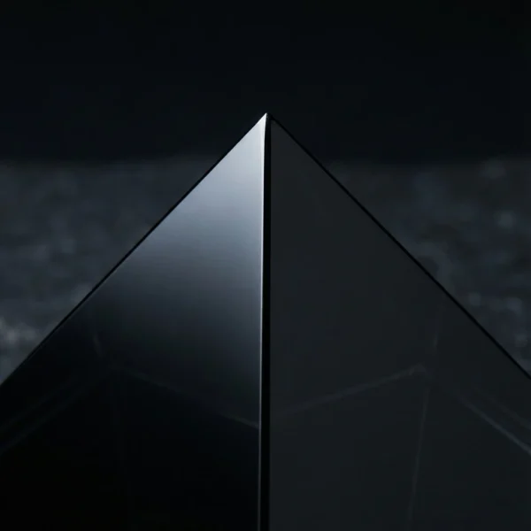 Black Obsidian Pyramid