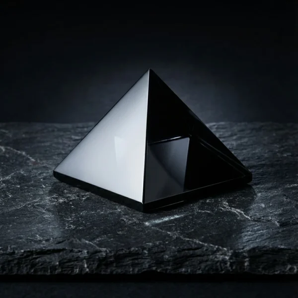 Black Obsidian Pyramid