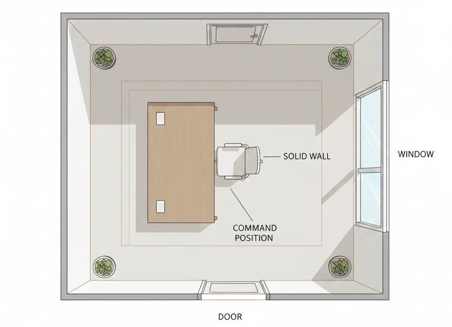 Feng Shui Office Layout Diagram