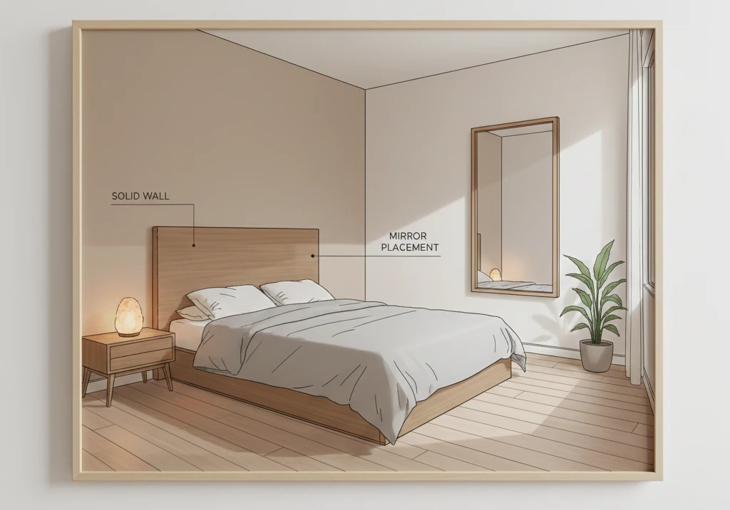 feng shui and mirrors in bedroom